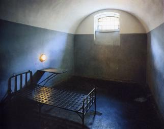 Cell of Trubetskoy Bastion prison.
