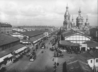Sennaya Square. Photo, 1900.