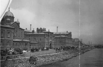 Тюрьма "Кресты" на Арсенальной набережной. Фото 1906