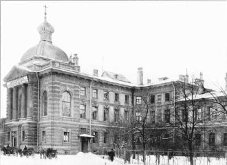 Main Building of the Clinical Institute of the Grand Princess Elena Pavlovna. Photo, the 1890s.