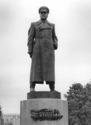 Monument to G.K.Zhukov.