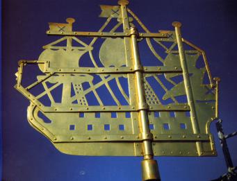 Ship-weather vane of the Admiralty Spire.