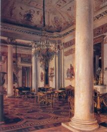 Grand Hall in the Mikhailovsky Palace. By E. K. Lipgart. Prior to 1896.