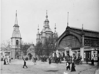 Andreevsky Market. Photo, 1913.