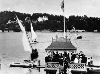 Shuvalovsky Yacht-club. Photo, 1900s