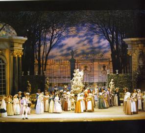 Mariinsky Theatre. The scene from the The Queen of Spades opera by P.I.Tchaikovsky.