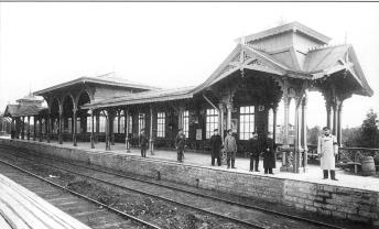 Ligovo Station. Photo, 1898.