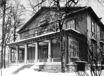 Aptekarsky Island. The Summer Residence of A.N.Voronikhin (not preserved). Photo, the early 20th century.