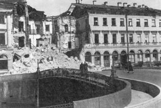 Adamini's House, destroyed by air bomb. June 11, 1942.