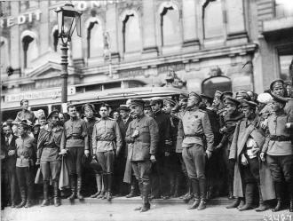 A.F. Kerensky in Nevsky Prospekt . 15 July 1917.