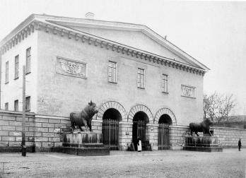 Скотопригонный двор. Фото 1900-х гг.