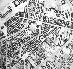 Plan of Saint Petersburg (the plan by F.F.Schubert). 1828. A fragment of the central part of the plan.