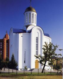 Успенская церковь на Малой Охте.