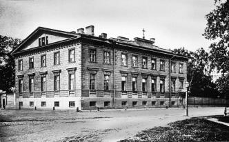 Здание больницы св. Ольги до перестройки