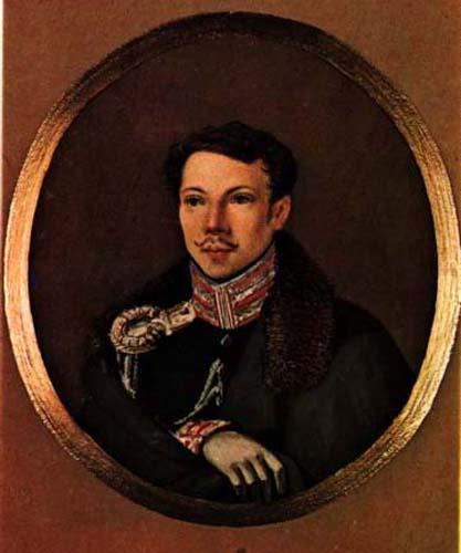Александр Александрович Бестужев.
Гуашь Н.А.Бестужева. 1823-1824.
