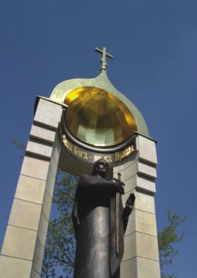 Памятник-часовня «Милость Божия в Невской битве». Фото с сайта http://kolpino-city.ru/uizhora/uizhora.php?skip=3