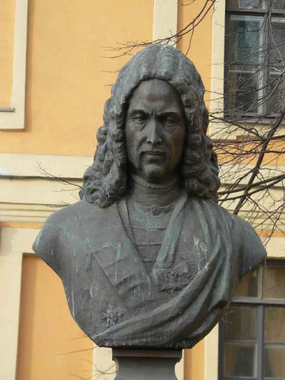 Памятник А. Меншикову. Фото В. Лурье с сайта http://www.petrograph.ru/