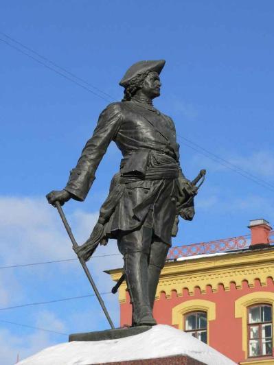 Памятник Петру I. Фото В. Лурье с сайта http://www.petrograph.ru/