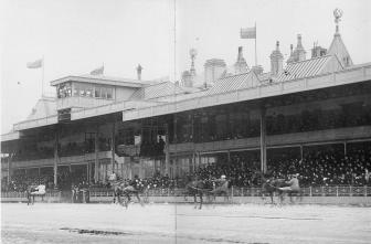 Horse Races on Semenovsky Ground. Photo, 1910.