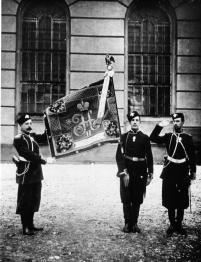 Regimental Banner of the Hunters’ Life Guards Regiment. Photo, 1896.