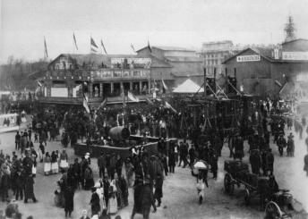 Театр "Развлечение и польза" на Марсовом поле. Фото 1890-х гг.