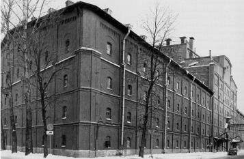 Bilding of the Kalininsky brewery malt-house (Stepan Razin brewery).