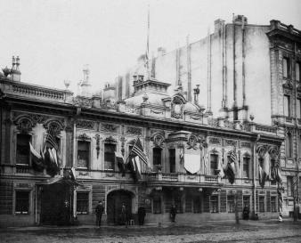 Дом, в котором размещалось посольство США (Фурштатская ул., 34). Фото 1913