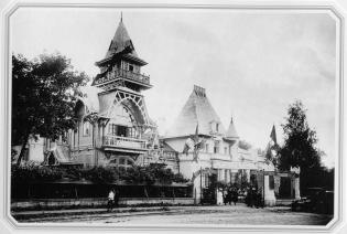 Дача М. Э. Клейнмихель на Каменном острове. Фото Я. В. Штейнберга. 1920.