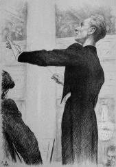 Г. С. Верейский. Портрет Е. А. Мравинского. Литография. 1947.
