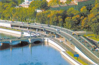 Ushakovskaya road junction.