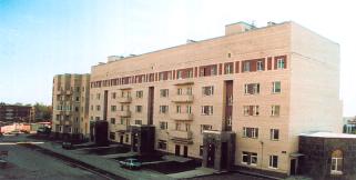 Town of Pushkin. A residential house on Malinovskaya Street.