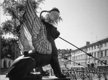 P.P.Sokolov. A griffin of Bankovsky Bridge. 1825-26.