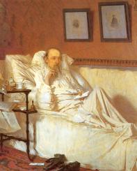 "Н. А. Некрасов в период "Последних песен"". Худ. И. Н. Крамской. 1877-78.