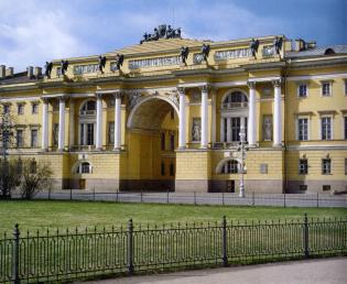 К. И. Росси. Здания Сената и Синода. 1829-34.
