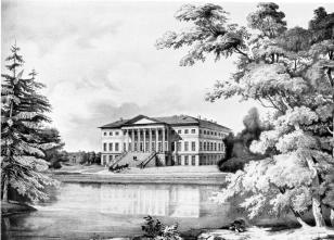 English Palace. Lithograph by K.K.Schultz. The mid-19th century.