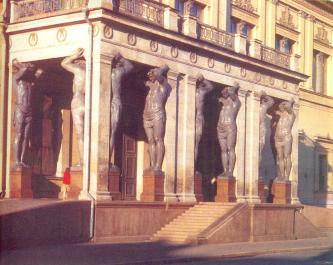 Л.Кленце. Портик Нового Эрмитажа