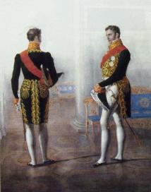 Court dress coat of the 1st half of the 19th century.