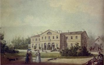 "Приютино". Акварель И. А. Иванова. 1825.