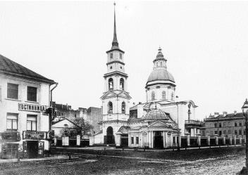 Church of SS Simon & Anna Church. Photo by A.Lorens. 1860s.