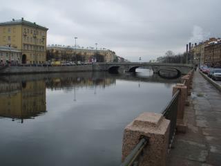 Фонтанка. Вид на Обуховский мост.