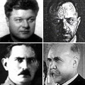 Члены Особой тройки Управления НКВД по Ленинградской области. 1937 - 1938.
Изображение с сайта: http://www.solovki.ca/camp_20/images/four_killers.jpg